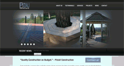 Desktop Screenshot of pizialiconstruction.com